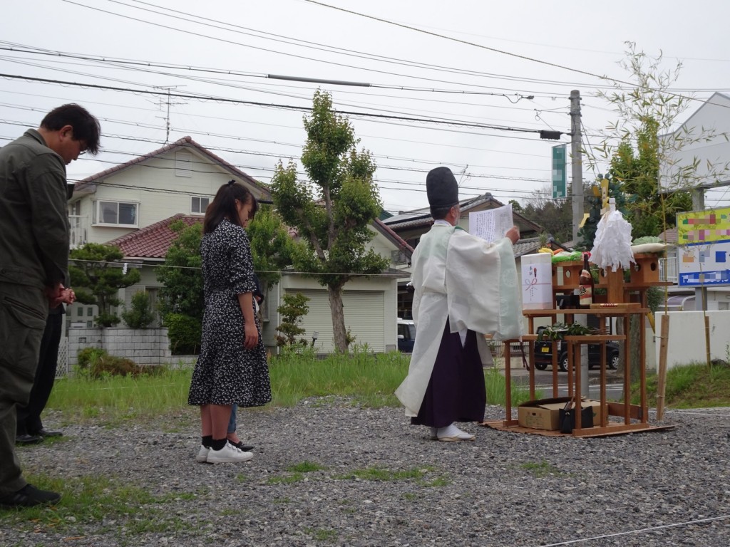 三重県　建築家　注文住宅　新築　地鎮祭　祝詞